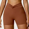 Shorts ativos bolso yoga para mulheres treino ginásio push up scrunch busport curto náilon fitness collants ciclismo activewear