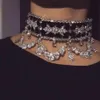 KMVEXO 2019 mode cristal strass tour de cou velours déclaration collier pour femmes Collares Chocker bijoux fête cadeau 185d