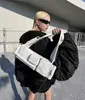 SUPERBUSY XS SLING BAG IN BLACK White Arena Lambskin Aged Silver Hardware Messengers Handbags Shoulder Bag Clutch Luxury Designer Fashion Purses Womens Crossbody