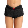 Kvinnors sömnkläder kvinnors flerskikts rufsade frilly spets shorts byxor knickers trosor burlesque bloomers dans pettipants