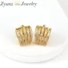 5pairs Vintage Zircon Gold Color Ear Cuff Icke-Piercing Ear Clips Fake Broskörörhängen Klippörhängen för kvinnor Män smycken 231227