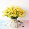 Dekorativa blommor 1st 38 cm Artificial Orchid Bouquet Fake Flower For Wedding Ceremony Home Garden Office vardagsrum Badrumsdekor