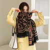 Women's Designer Scarf 2024 New Style Shawls With Letters Size 65*180cm Thickened Faux Cashmere Warm For Winter Air-Conditioned Date Outdoor Travel