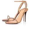 10CM High Heels schlanke Damen neue spitze sexy flache Mund-Lackleder-Gradienten-High-Heels-Brautjungfernschuhe