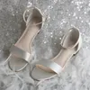 Sandalen Wedopus Wedding Bridal Flat voor dames enkelbandje zomerschoenen