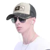 Bola Caps Square BW Curl Rip Beisebol Casual Distressed Denim Headwear para Homens Mulheres Ao Ar Livre Chapéu de Verão