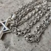 CH Designer -Kreuz Chromes Anhänger Halskette Kunst ätzst reinen Schmuck Langfeuchtigkeitskette Rock für Männer Frauen Herz Neckchain Pullover Liebhaber Geschenk neu 2024 Cex8 Romes Ain