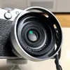 4in1 Tillbehör för Fujifilm Fuji X100 X100S X100T X100F X100V X70 Camera Lens Adapter Hood 49mm UV Filter Cap 231226
