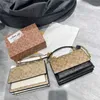 18% OFF Designer bag Olai New Women Glacier White Mix Milk Tea Small Square Klare Chain Organ Bag