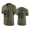 Child Man Football 55 Cole Holcomb Jerseys Kids 50 Elandon Roberts 31 Keanu Neal 23 Damontae Kazee 56 Alex Highsmith 7 Ben Roethlisberger 90 TJ Watt cousu