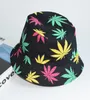 Summer Fisherman Hat liść kubełko czapka kobiety na świeżym powietrzu Panama Fashion Fedable Bob Casual Travel Fishing Cap9563393