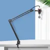 Microphones Foldable Live Desktop Microphone Metal Stand With Built-In Spring Cantilever Springless