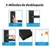 Diosso Biometric Electronic Door Lock Digital Black Smart Tuya App Remote Unlocking Keyless Fingerprint RH05 231226