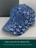 Boll Caps Hat Women's Spring and Autumn Duck Cap Winter Sunshade Sunhat Fashion Web Celebrity Cowboy Sequin Baseball