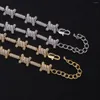 Cadenas Micro-Inseto de alta calidad Cadena de espinas de espina Hip Hop Dance Rap Boys Fashion Fashion Collar