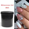 MSHARE 1kg Rhinestone Gel Glue For Crystal Gems Jewelry Decoration Nail Art Nails Super Sticky Adhesive UV Gel No Wipe 231227