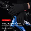 Hommes femmes gants de cyclisme d'hiver