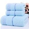 Towel Geometric Towels Set Comfortable Cotton Bath Thick Shower Bathroom Home Spa Face For Adults Handtuch