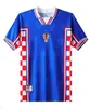 1998 Suker Retro Jerseys Boban Kroatië voetbaltruien Vintage klassiek