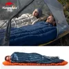 Sovsäckar naturhike ny cw280/cwm400 anka ner sovsäck ultralätt vinter utomhus camping varm quilt kuvertformad sovsäck 231226