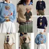 Winter Autumn mens sweaters bear designer ralph pullover knit print clothing laurens loose knitted Asian size