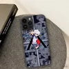 Custodie per cellulari Hunter x Hunter Killua Cassa del telefono cellulare per iPhone 15 14 13 12 11 X XR XS 8 7 Pro Max Plus Mini Nero Custodia morbida per telefono Funda