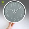 Relógios Circular Circular 30cm Nórdicos Simple Silent Quartz Clock Wall Movem