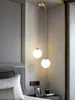 Anhängerlampen moderne Glas LED -Leuchten Nordisches Wohnzimmer Schlafzimmer Armatur