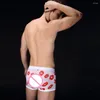 Unterhosen Sexy Unterwäsche Männer Boxershorts Lippen Atmungsaktive Sport Mesh Transparent Durchsichtig Gay Cueca Masculina