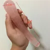 18cm Natural Quartz Crystal Massage Wand Rose Quartz Massage Wand Large Healing Crystal Stone Yoni Massage Stick As Women Gift 231227