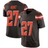 Enfant Man Football 10 PJ Walker Jerseys Kids 27 Kareem Hunt 20 Pierre Strong Jr 8 Elijah Moore 5 Anthony Walker Jr 1 Juan Thornhill 95 Myles Garrett 15 Joe Flacco