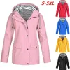 Giacche da caccia 2023 Autunno Cappotto da donna Impermeabile impermeabile Moda da donna Outdoor Vento Giacca da foresta pluviale piovosa