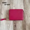 Designer Wallet 6 colors high quality Embossing Mens Short Zipper Wallet Vertical Long Style Women Purses Clutch Wallets Leather Purse Card Holder