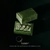 Taimy Mini Velvet Jewelry Ring Box 발렌타인 데이 보석상의 워크숍 선물 포장 액세서리 케이스 디스플레이 상자 231227