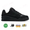 OG Original Designer lässige Schuhe Louisely Virgil Trainer Luxus Mode Frauen Herren Ablöhe Low Top Denim Patent Leder Schwarz geprägte Frauen Plattform Sneaker