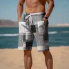 Short d'été à séchage rapide pour hommes, vêtements de plage, planche de surf, avec poches, vêtements de sport pour homme, ample, Fitness, grande taille