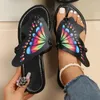 Chinelos Clip Toe Sapatos Boêmios para Mulheres 2024 Primavera Moda Mix Cor Pérola Roma Flat Non-Slip Beach