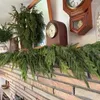 Decorative Flowers Christmas Norfolk Pine Branches 18 Inch Xmas Greenery Ceder Stems For Indoor Outdoor Home Decor