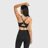 LU Hollow Sexy Back Yoga Bra Blot And Wide Gathering Shock-proof Running Sports Unterwäsche Top