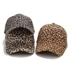 Boll Caps Leopard Print Baseball Cap Ladies Casu