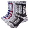 Yuedge 5 par mędrności wilgoci Nactanie wyściągliwe amortyzowane środkowe cielę Casual Thermal Toraning Walking Winter Sports Socks Rozmiar 37- 231227