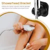Badtillbehör Set duschfäste duschhuvudhållare Limhäftande badrumsväggssprutning Sprinkler Handhållen bindemedel