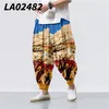 Pantaloni da uomo Natura e montagne Streetwear Cargo oversize Abbigliamento uomo Harajuku Jogging casual Pantaloni larghi Hip Hop Uomo