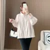 Winter Coat Women's Fashionable 2023 Pleated Cotton Jacket tjock blixtlåsbrödjacka Temperament Explosiv mångsidig bomullsjacka Kvinnor