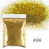 9pcs Total de 450g Bulk Fine Glitter Nail Art Pó ouro prata prata brilhante Pigmento de cor metálica para manicure DIY Design Decorações S 231227