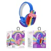 Auricolari Novità Moda Bambini AH806H Auricolari BT V5.0 Cuffie Arcobaleno Cuffie Decompressione Bluetooth Stereo Simpatici giocattoli Fidget Auricolari