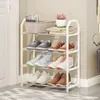 4 Tiers Shoe Rack Simple Practical Cabinet For Home Dorm Room Balcony Multi borttagbar monteringslagringshylla 231226