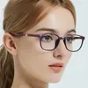 Sunglasses 2023 Flower Fashion Reading Glasses Men Women Elliptic Eyeglasses Retro Anti-Blue Light Presbyopia Eyewear Diopter 1.0-4.0