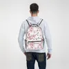 Sac à dos fleur de cerisier aquarelle sac à dos décontracté pour hommes femmes étudiants livres école pochette d'ordinateur sac à dos souple