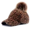 Bollmössor All-Match Leopard Baseball Parent-Child Hat for Outdoor Activity Team Game